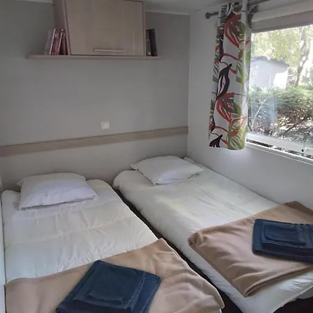 キャンプ場 Mobil 6 Pers Rivage Des Landes Piscine Landes *